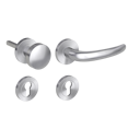 Vorschaubild GRIFFWERK Wechselgarnitur ULMER GRIFF PROF Schraubtechnik GK4 Rosetten rund Knopf R2 Edelstahl matt R
