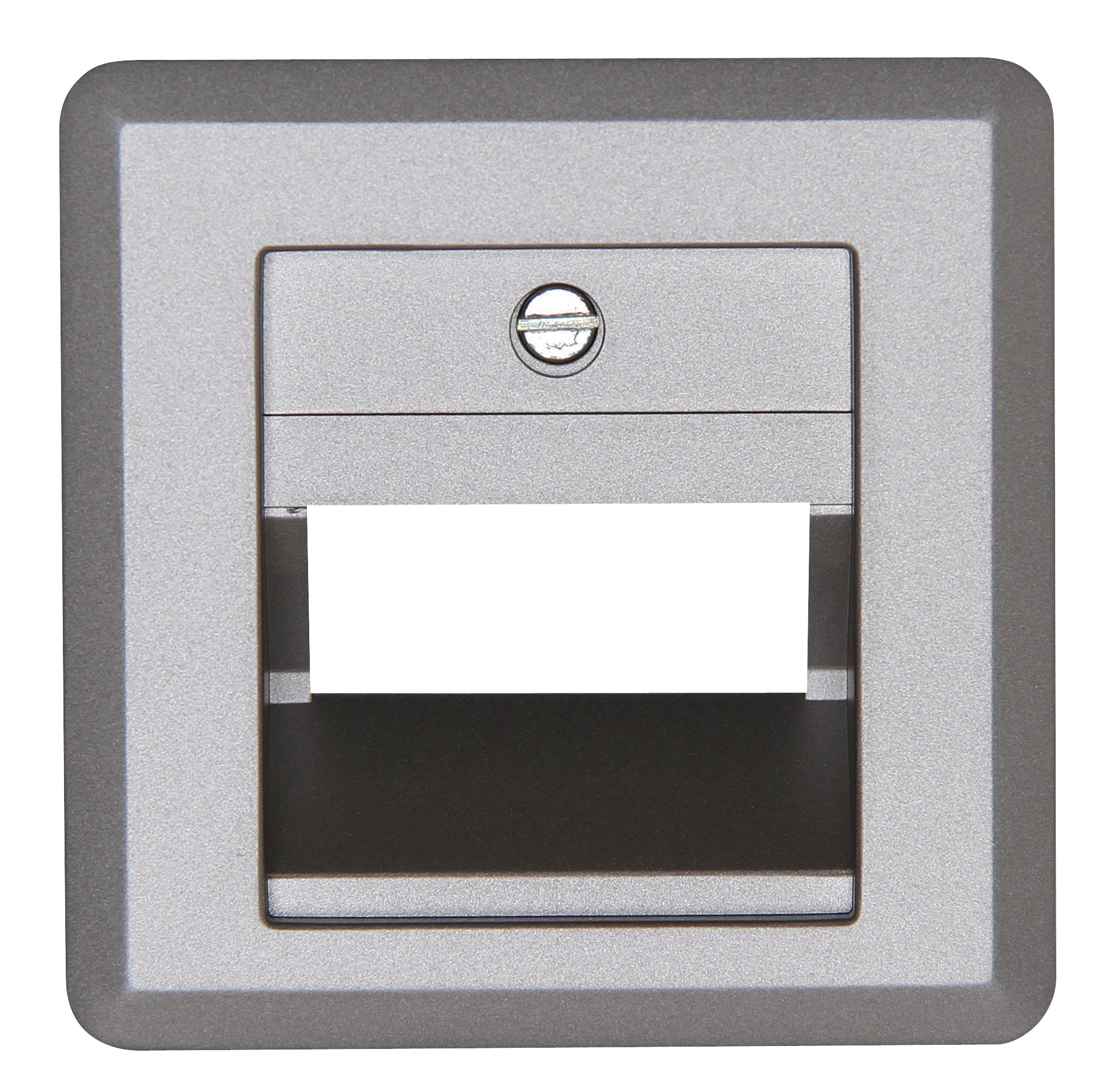 Kopp Abdeckung für UAE-Anschlussdose MILANO stahlfarben