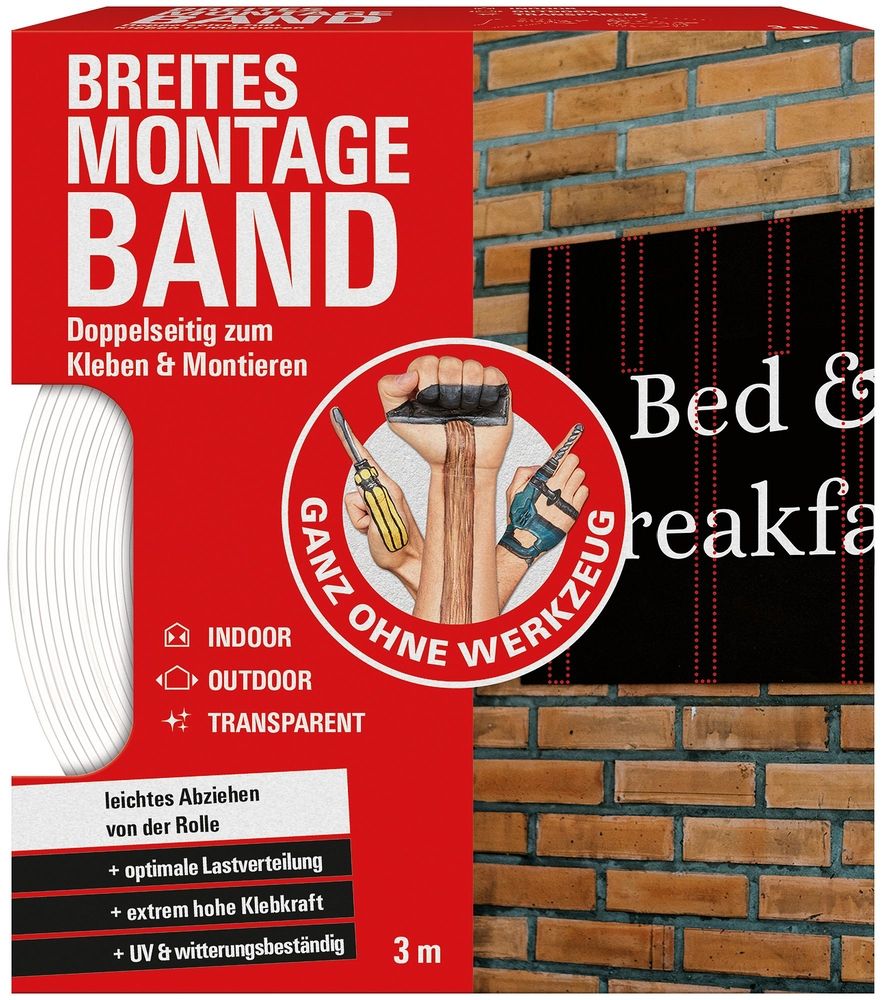 FISCHER Montageband 38 mmx3 m