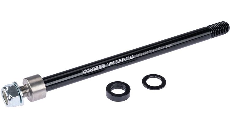 CONTEC Achsadapter Thrubee Trailer 12 mm schwarz 1,75"