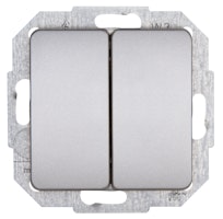 Kopp Serienschalter MILANO edelstahl