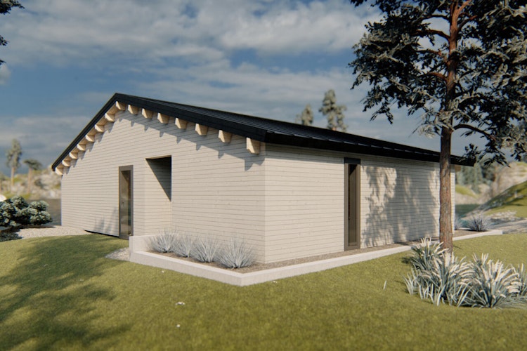 Wolff Finnhaus Ferienhaus Egersund 96 - 68 mm