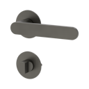 Vorschaubild Griffwerk Türgriff AVUS PIATTA S - Kaschmirgrau, Graphitschwarz