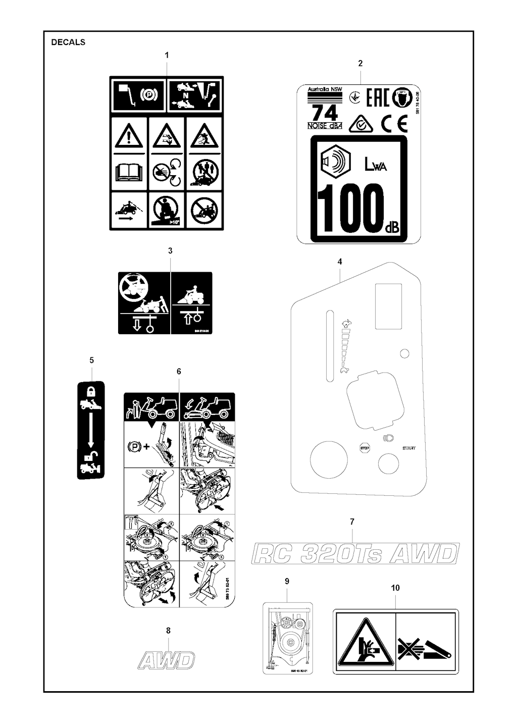 Explosionszeichnung Ersatzteile