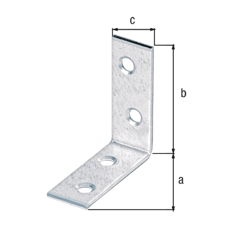 Alberts® Stuhlwinkel  40x40x15 mm