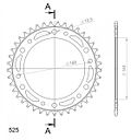 Vorschaubild Supersprox Stahl-Kettenrad 525 41Z (Schwarz)