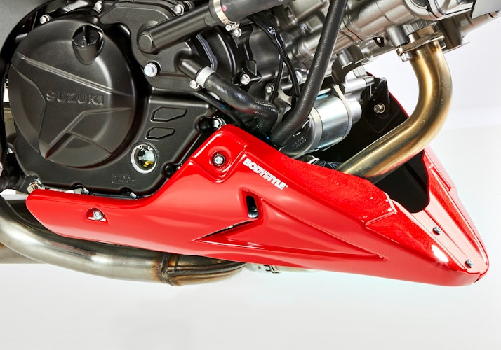 BODYSTYLE Sportsline Bugspoiler ABS Kunststoff rot für SUZUKI SV 650 
