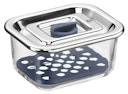 WMF Frischhalte- und Serviersystem-Set 3-teilig Top Serve mit Abtropfgitte