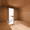 Vorschaubild Weka Design Saunahaus Laadi 3 mit Thermoholz - 28/42 mm