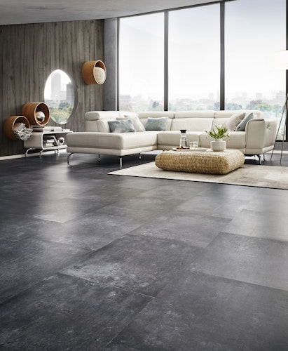 KWG Java ARTbeton scuro Mineraldesign-Boden mit Fase 92x46 cm