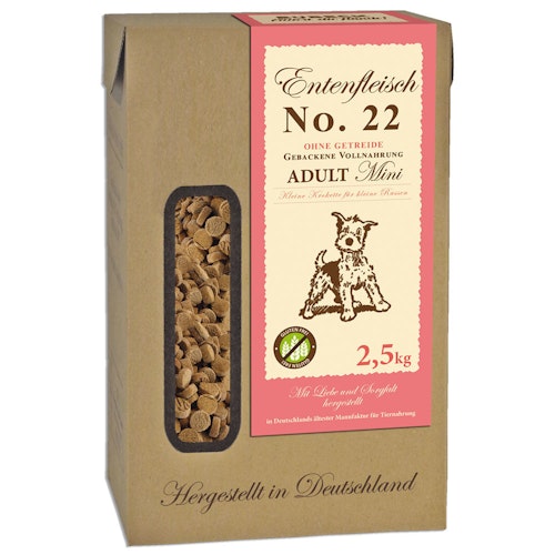 Bubeck Adult Mini Nr. 22 Entenfleisch Hundetrockenfutter