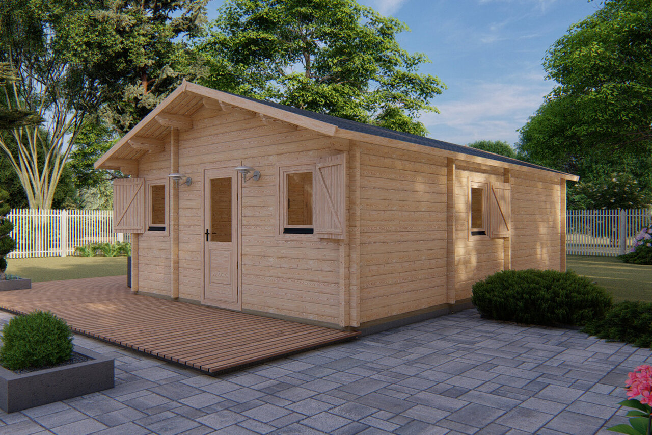 Wolff Finnhaus Ferienhaus Kalmar 50 - 68 mm