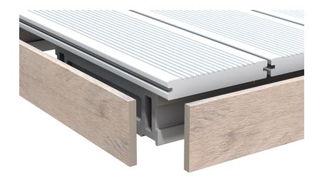 TraumGarten DreamDeck Abschlussleiste Sand 2000 mm