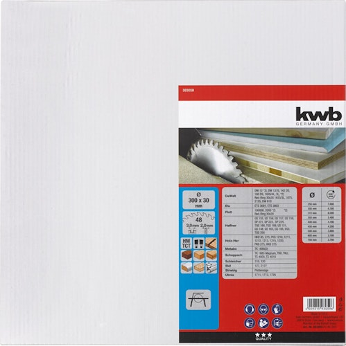 kwb Bk-Sägebl.HM Ø300x30 Z48 593059