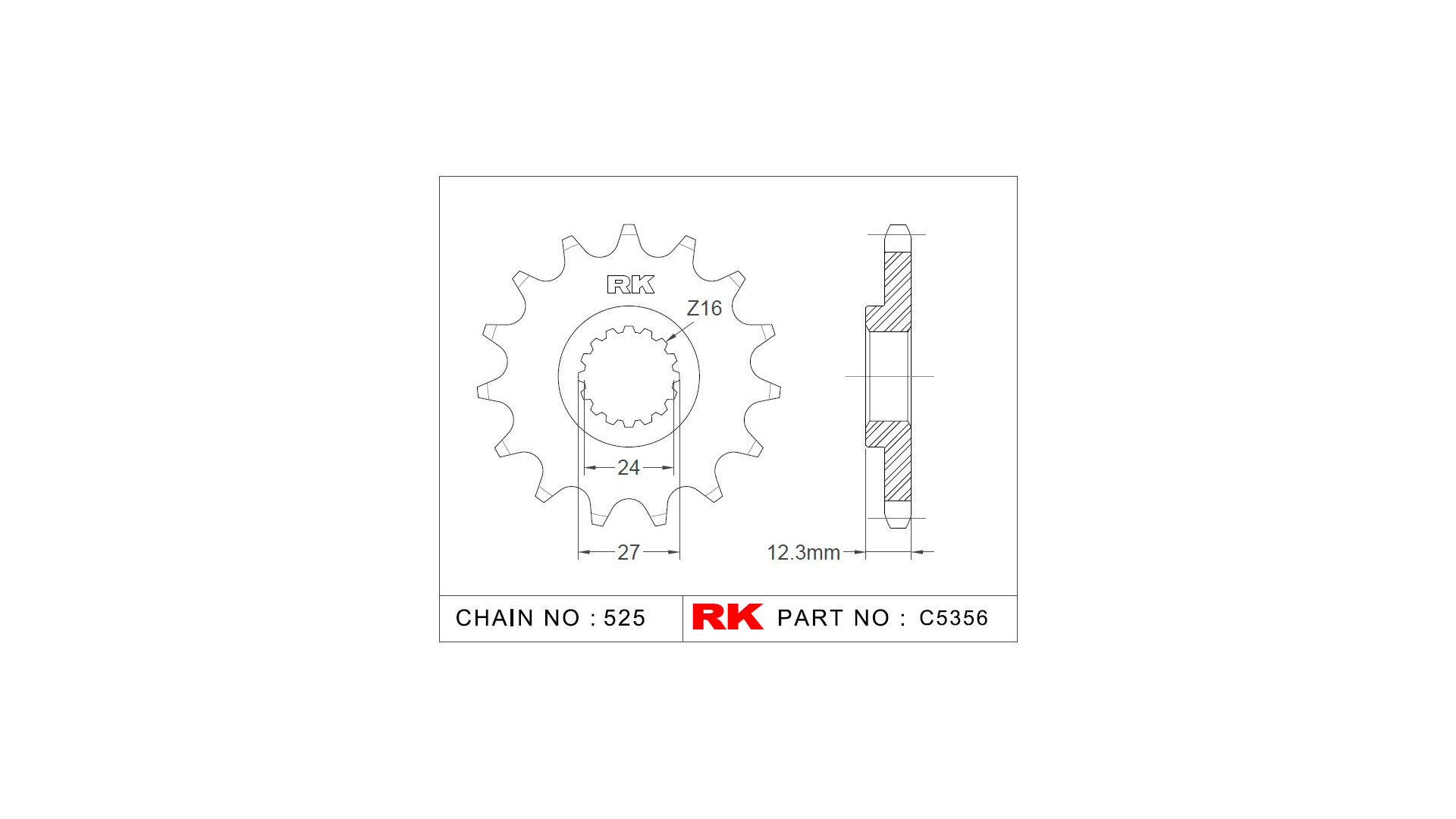 RK Antriebsritzel C5356