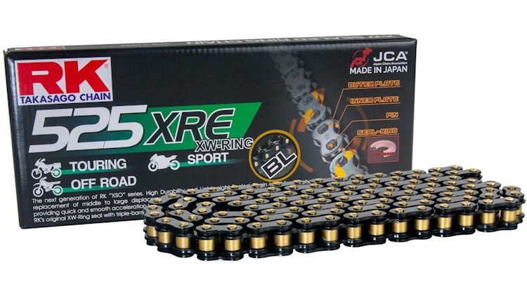 RK 525XRE Kette 114 N Gold