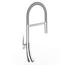 Vorschaubild Wasserhahn Küchenarmatur, LEAF, mit 360° schwenkbarem Auslauf, abnehmbare 2 strahl Handbrause, Verchromt