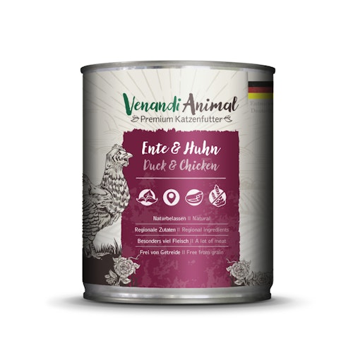 Venandi Animal 800 Gramm Katzennassfutter