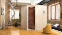 Vorschaubild Weka Sauna Kiruna 2 mit Glastür und Eckeinstieg 230 V - 68 mm - "Alles dabei"