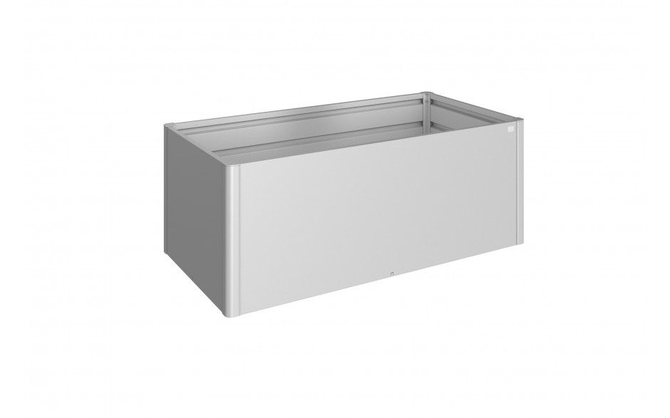 Biohort HochBeet 201 x 102 x 77 cm (Gr. 2x1) silber-metallic