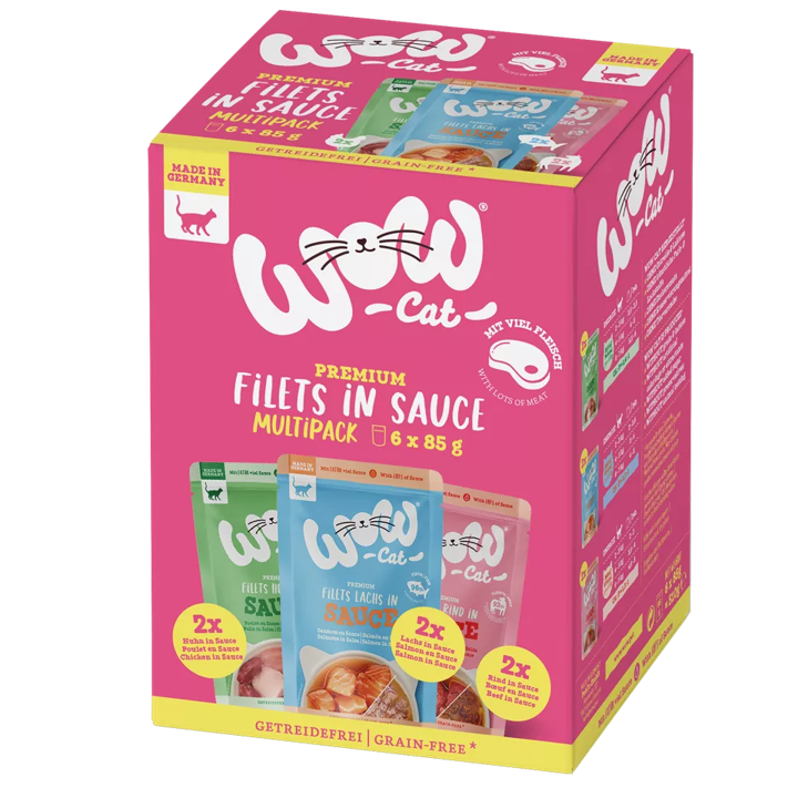 WOW Cat 6 x 85g Sauce Multipack
