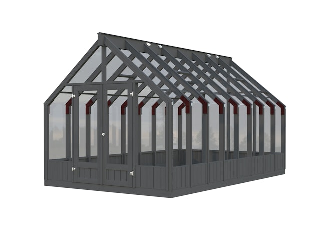 Palmako Gewächshaus / Pavillon / Glashaus Emilia 13,8  m² - 18 mm