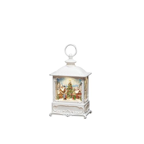 Konstsmide LED Wasserlaterne weiß Weihnachtsmarkt