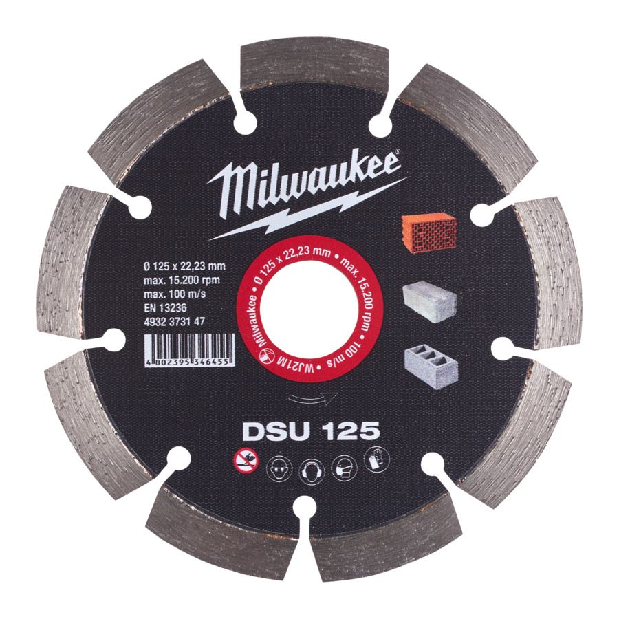 Milwaukee DIAMANTTRENNSCHEIBE DSU125 22,2MM 4932373147