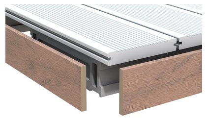 TraumGarten DreamDeck Abschlussleiste Mandel 2000 mm