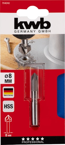 kwb Senker 5-schn. HSS  8 mm SB 704240