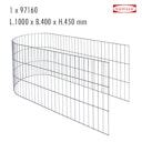 bellissa U-Gabione 400 x 1000 mm 