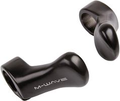 M-Wave Bar Ends Be Anatom In schwarz