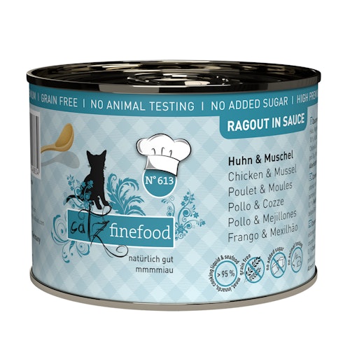 Cats finefood Ragout 190 Gramm Katzennassfutter