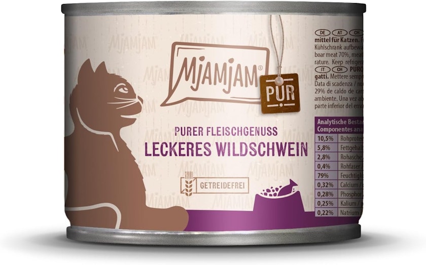 MJAMJAM Purer Fleischgenuss 200g Dose KatzennassfutterVorschaubild