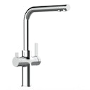 Vorschaubild 3 Wege Wasserhahn Küchenarmatur, FC, mit 360° schwenkbarem L-Auslauf, Verchromt