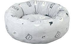 TRIXIE Bett Mimi, rund, ø 50 cm, hellgrau