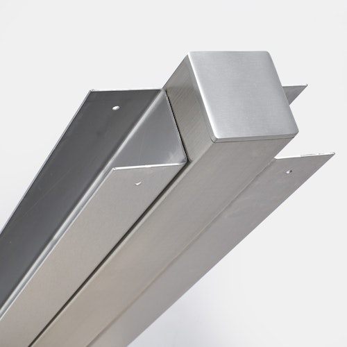 BambusBASIS Modul5 Mittelpfosten Edelstahl