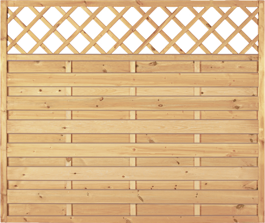 T&J Maxi Massivzaun Ranki 180 x 150 cm