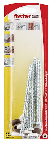 FISCHER Fensterrahmenschraube FFS 7,5x112 K (6 St.)