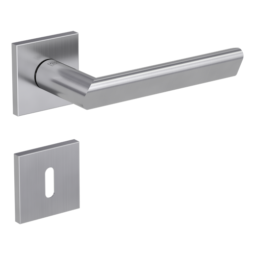 Griffwerk VAYA 137 TRI fast2fix Fast2Fix GK3 Rosetten eckig Buntbart Edelstahl matt