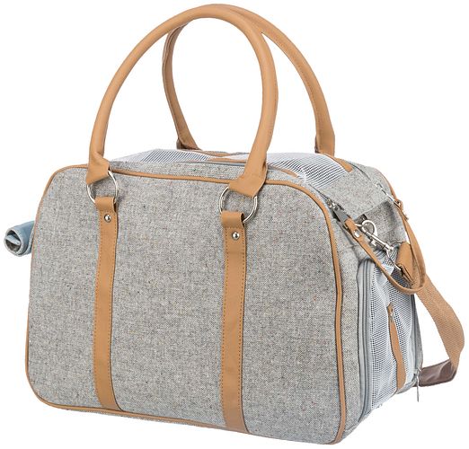 TRIXIE Tasche Helen, 19 × 28 × 40 cm, grau/hellbraun