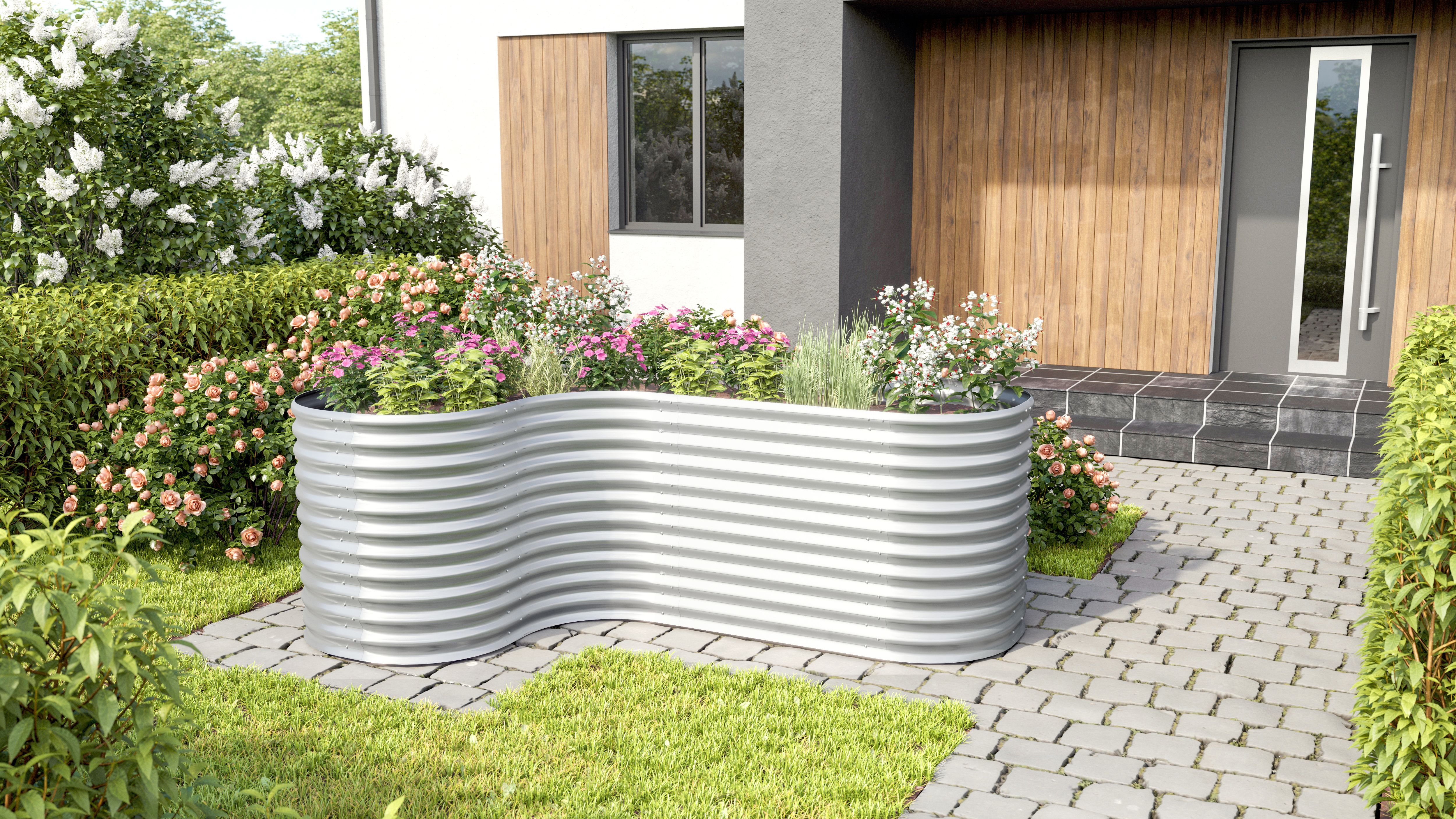 Vitavia Erweiterung "Curve" für Hochbeet Terra Basic Höhe 86 cm