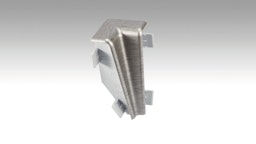 MEISTER Innenecken Fußleiste Profil 3PK (4 Stk./VPE)  Edelstahl-Optik 2002Zubehörbild