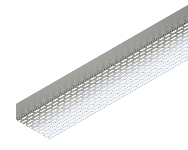 OSMO Fassade ZUB Alu Lüftungswinkel  0,8 mm einseitig Lochung 254 cm²/lfm VE 1 Stk.