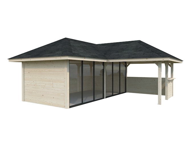 Palmako Pavillon Bianca 24,9 m² Set 222 Slide