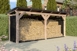 Skan Holz Holzunterstand Kaminholzlager Holm 2