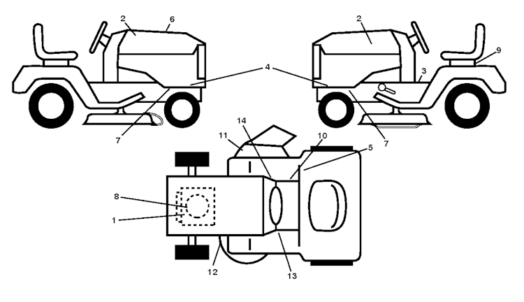 Husqvarna Gartentraktoren 96041019901 LTH 126