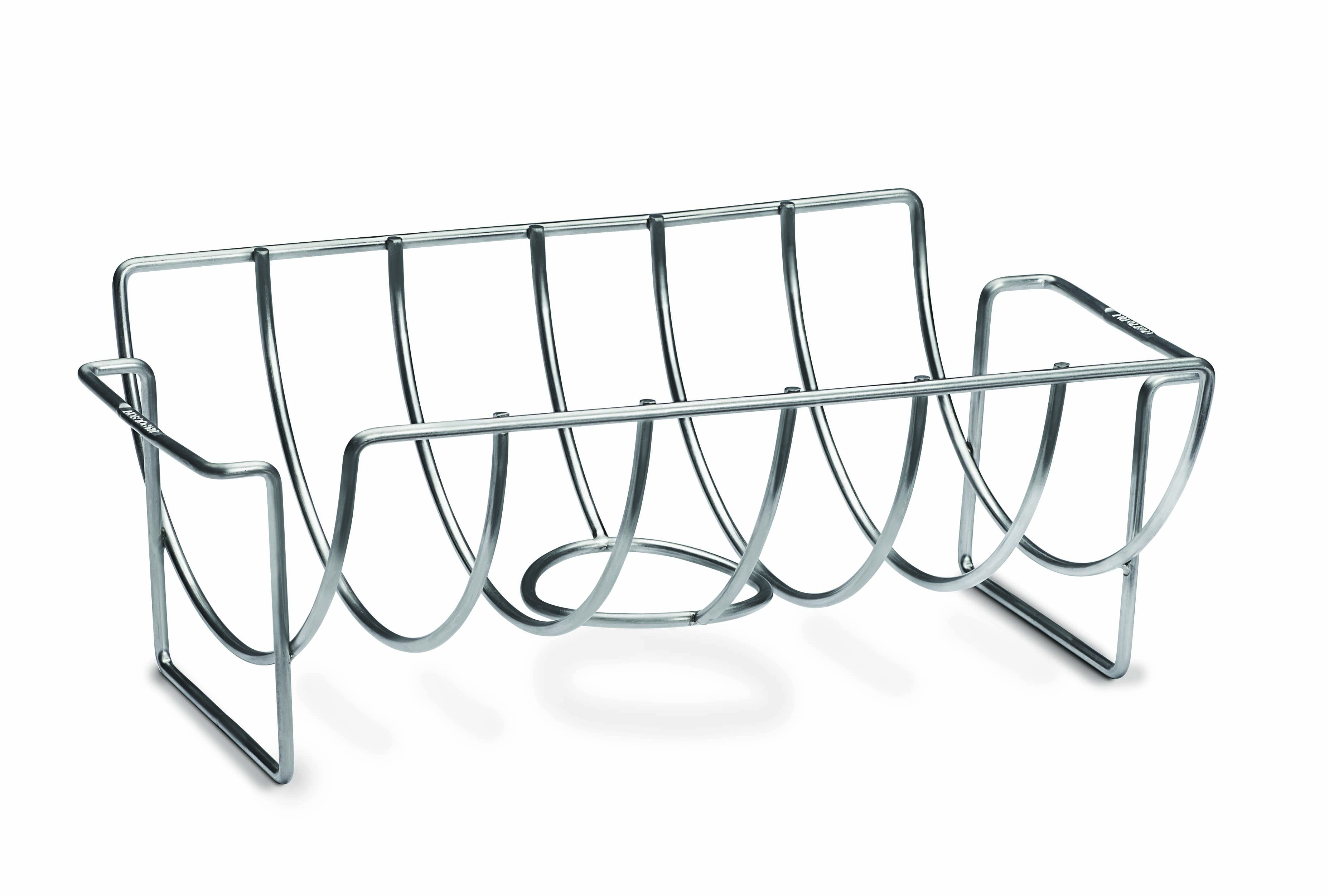 NAPOLEON Spare-Ribs- /Bratenhalter & Bierdosenhähnchen- Korb Edelstahl (56019)