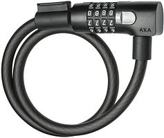 Axa Resolute Zahlen-Kabelschloss C12/65 schwarz