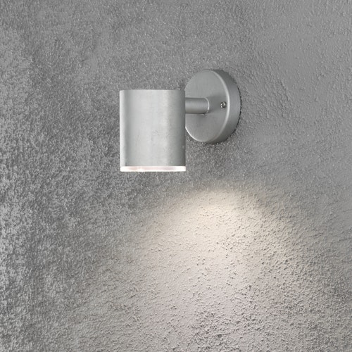 Konstsmide Wandleuchte Ull, galvanisiert, LED 1x8W (592-320)